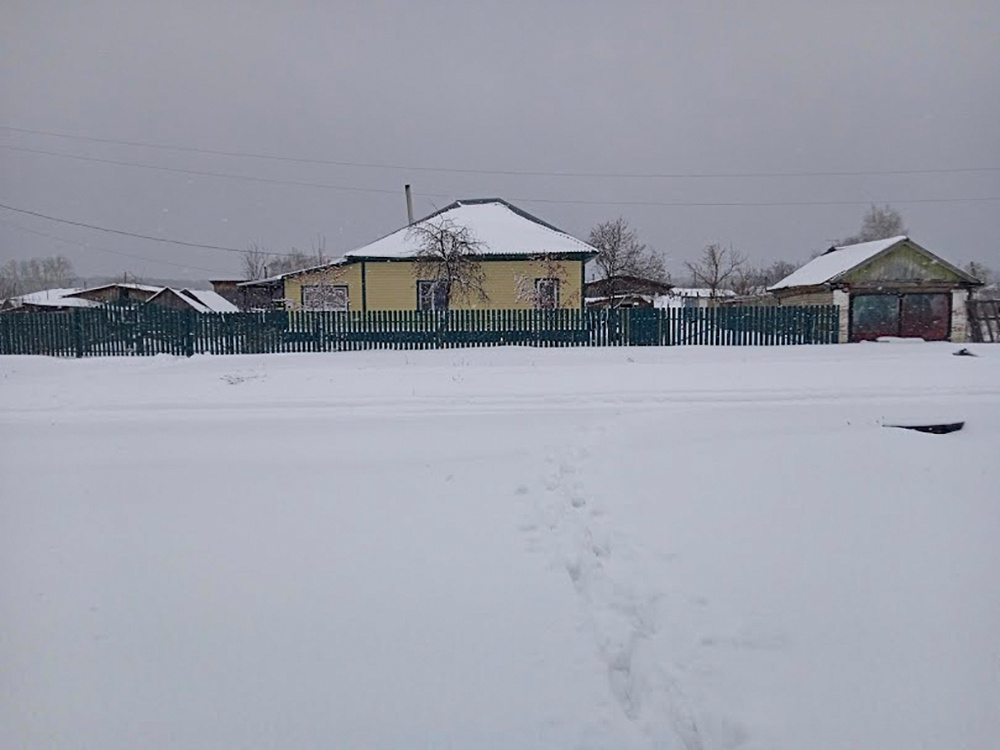 Это я в магазин сегодня ходила, лезла по снегу, лень было почистить дорожку