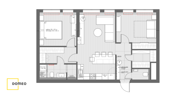 1-к. квартира, 31,5 м², 3/5 эт. на продажу в Туле Купить квартиру Авито