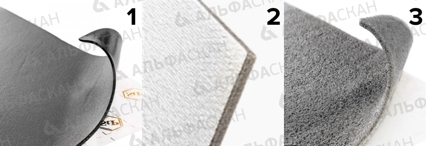 1.Сплэн 2. Барьер 3. Пенофол фольгированный
