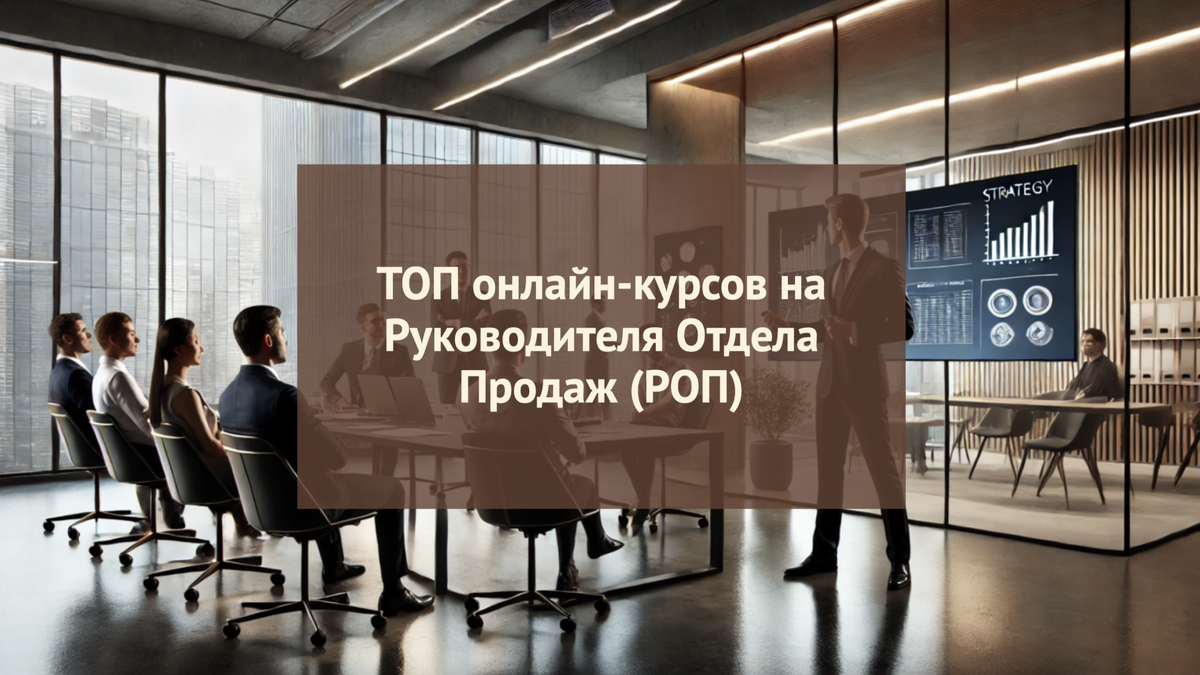 Дистанционные курсы обучения на Руководителя отдела продаж (РОП)