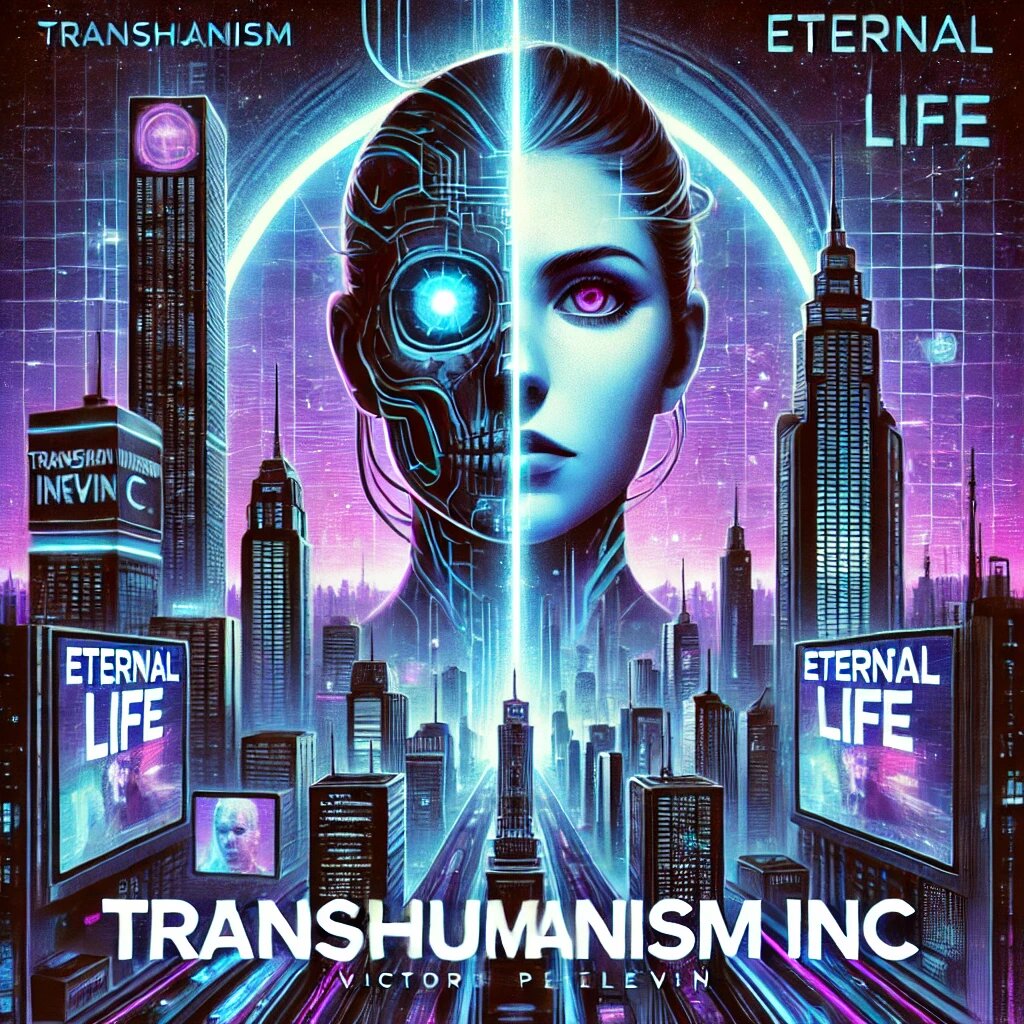 Взгляд нейросети на мир романа "Трансгуманизм Inc"