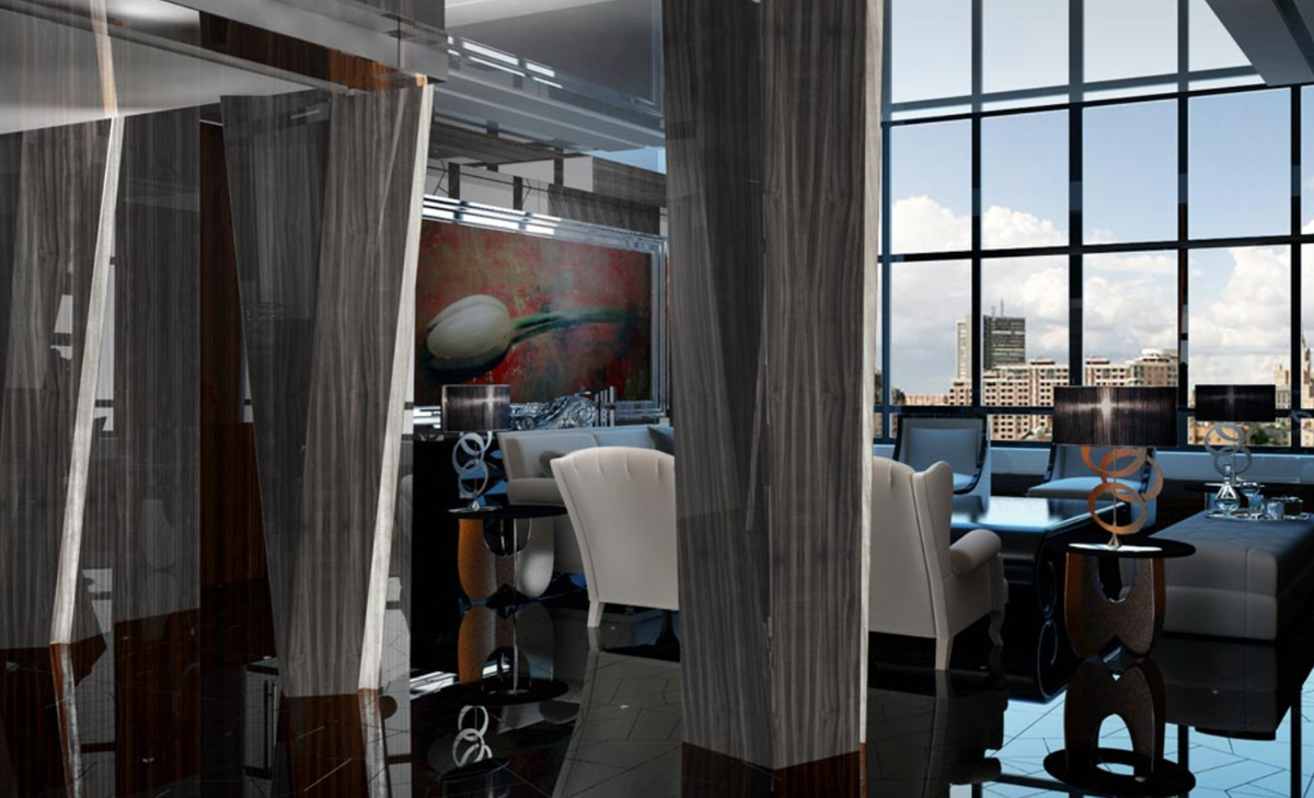 Зона для переговоров  Фото: архитектурно-дизайнерское бюро Виктории Кручининой  