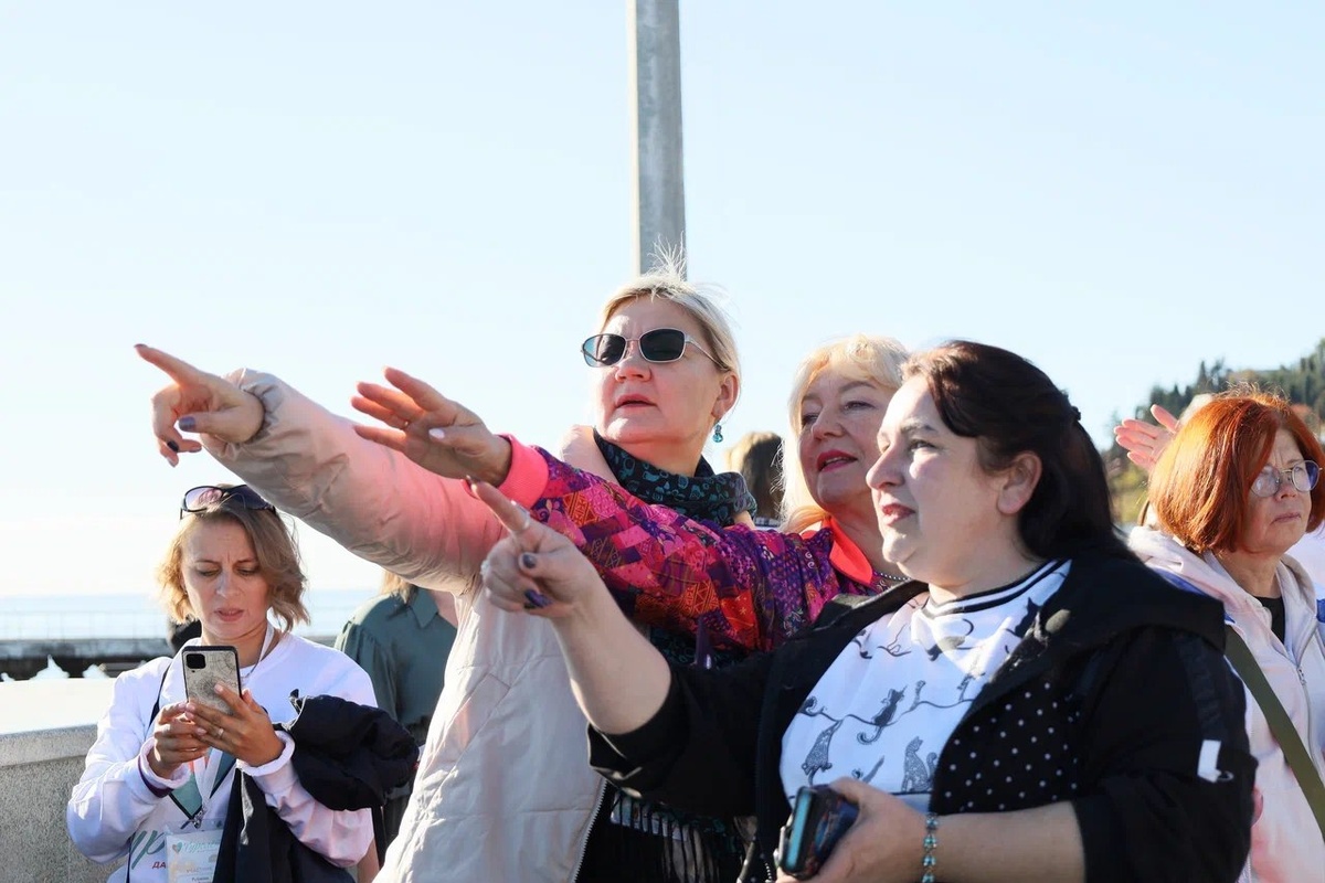  Участники Турслёта «Давай поедем в Крым!» // Фото: Минкурортов РК 