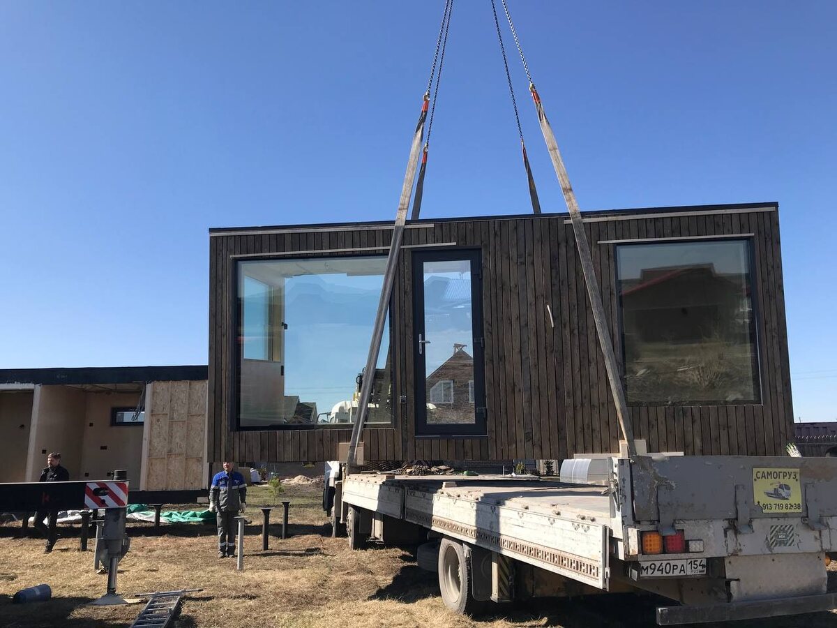 Установка модульного дома на участок – domiki365.ru