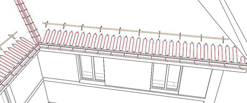  В зимний период проблема образования наледи и сосулек на карнизах становится особенно актуальной для многих зданий.-4