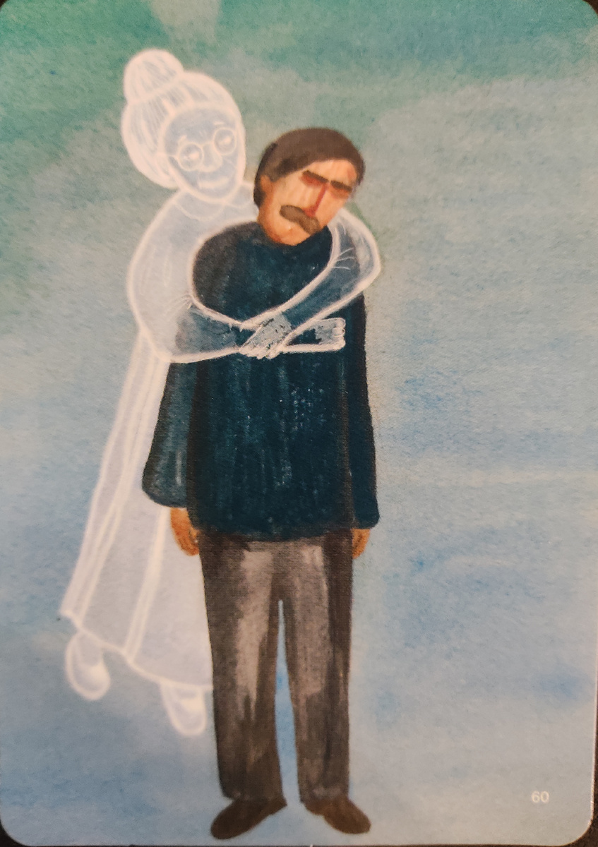 Карта из ассоциативной колоды "Проститься, чтобы жить" издательства ГЕНЕЗИС. Публикуется по разрешению издательства и с огромной благодарностью. 


