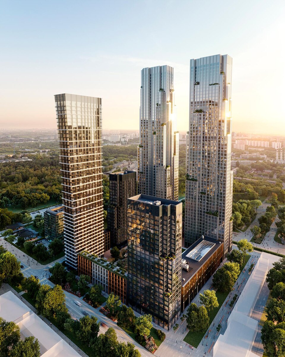 Первая очередь мультиквартала VEER. Визуализация