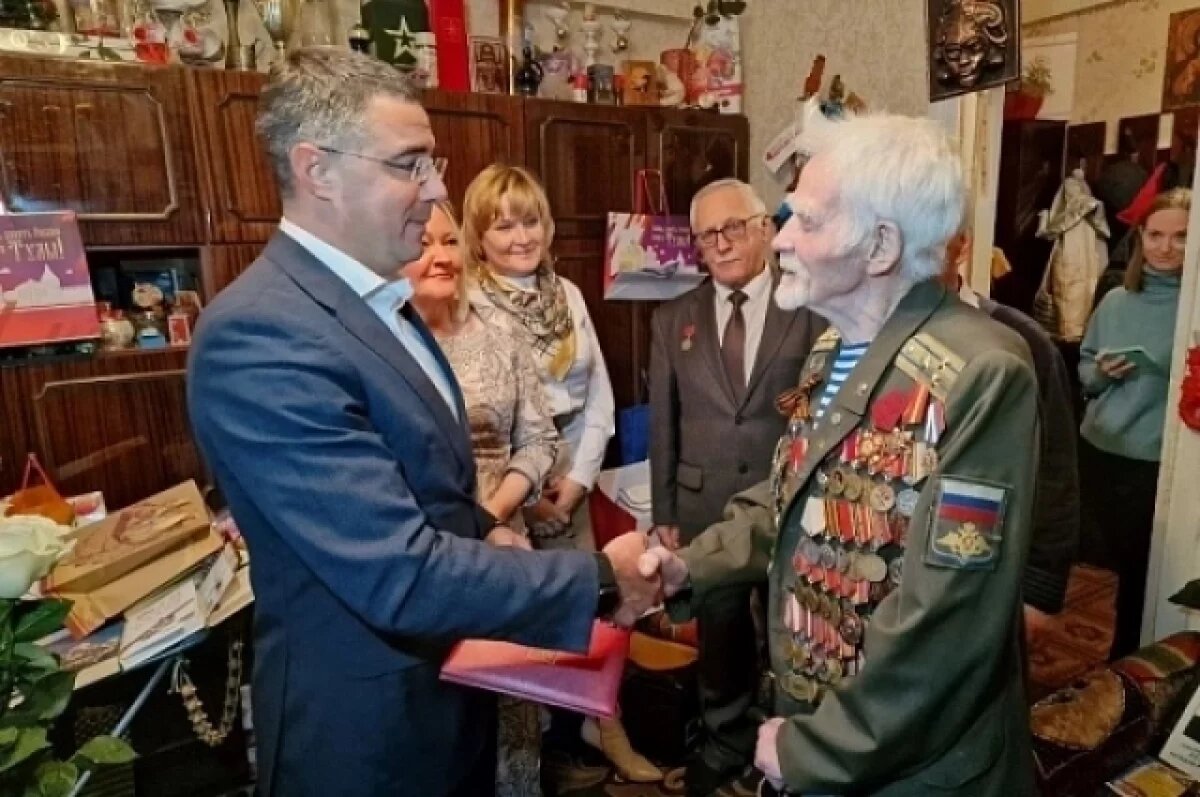    Ветеран из Тульской области отметил столетний юбилей