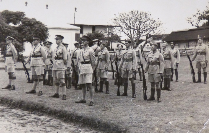 Британские военные в бермудах, 1940 год