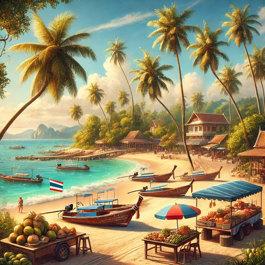 Таиланд в Январе с точки зрения ИИ