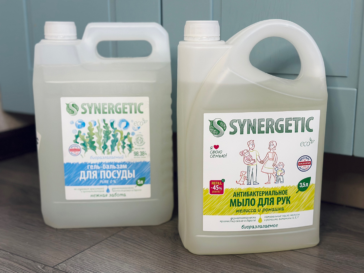 Бытовую химию покупаю вот такими объемами.