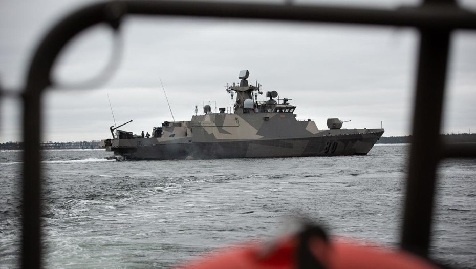    Военный корабль НАТО в Балтийском море. Автор фото: merivoimat.fi