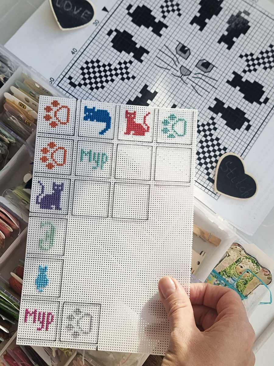 Моя новая вышивкой 