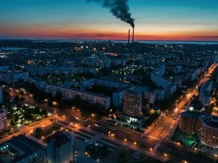 Энергодар. Тут находится самая мощная АЭС в Европе. Это предмет вожделения Украины. Фото в открытом доступе.