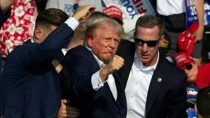 Трамп оценил мужественное поведение Трампа во время покушения. Фото: AP