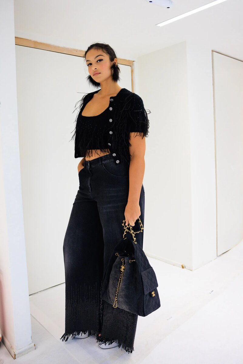 Backstage Chanel Spring 2025