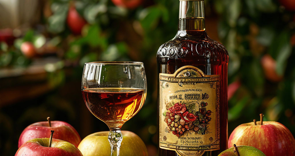 КАЛЬВАДОС - ЯБЛОЧНЫЙ ДОМАШНИЙ КОНЬЯК .