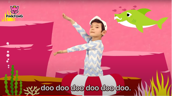 Рис. 1 Кадр из видео “Baby shark”