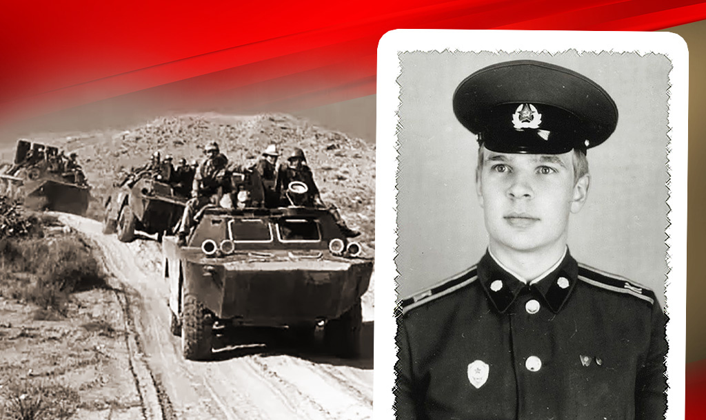 Колонна бронированных разведывательно-дозорных машин в Афганистане / Тараник Андрей Петрович