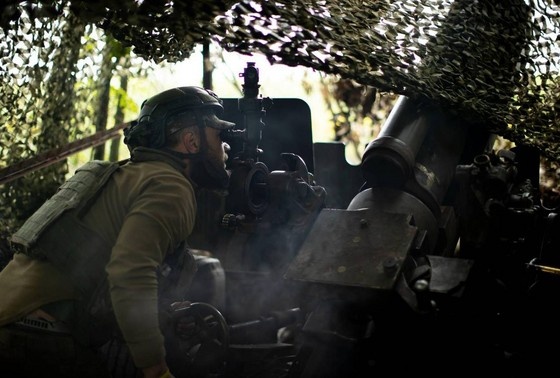    Солдаты ВСУ в зоне боевых действий
