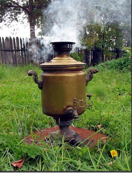Самовар на дровах