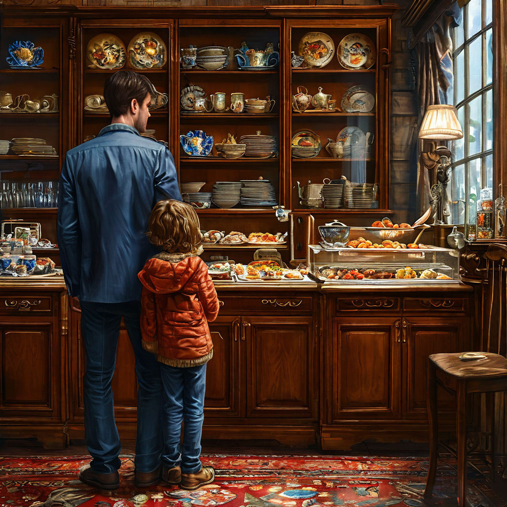 Батя думает, что предложить сыну.