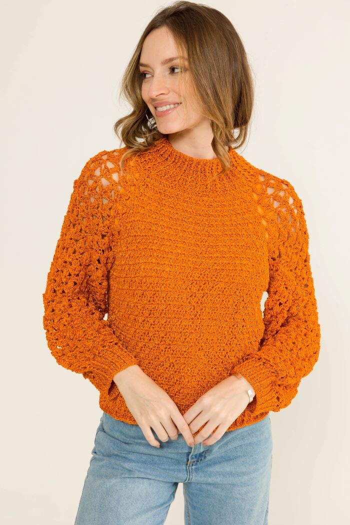 Кофточка крючком.