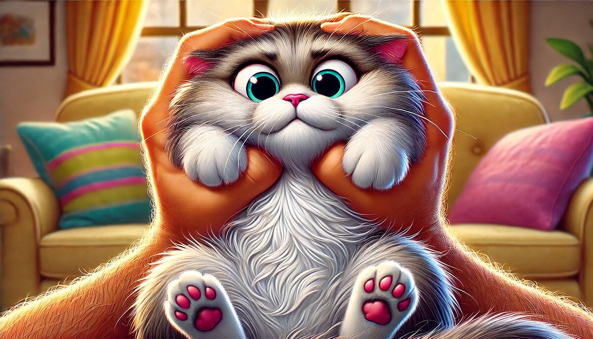 Кошачьи Размышления Под Прессом Наших Объятий: Откровения Усатого Мыслителя