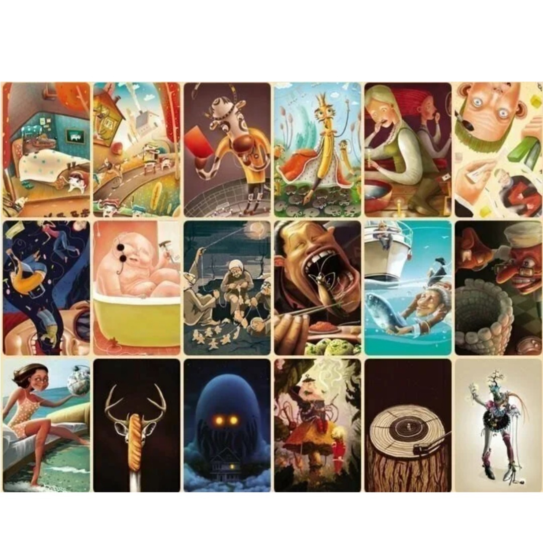 Пример карточек Имаджинариума