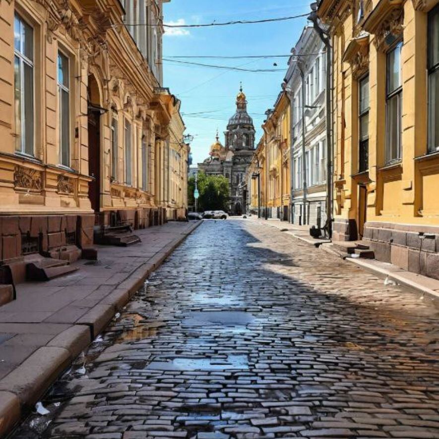 Где-то в старом городе Искусство Шедеврума