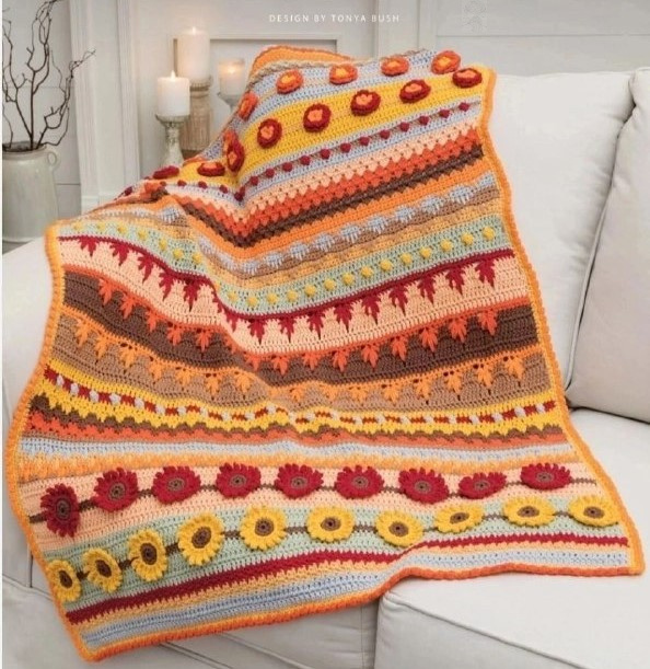 Подсолнухи Яркие стильные штучки в интерьере Вязание для Вас