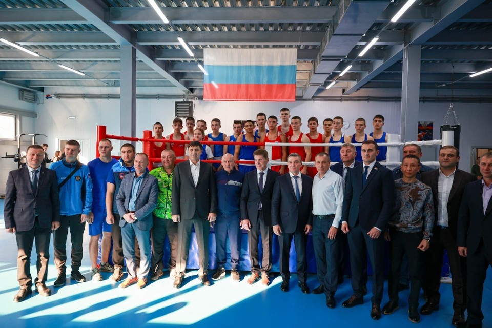    Площадь зала для занятий боксом превышает 800 «квадратов». Игорь НОВИКОВ/правительство Приморского края