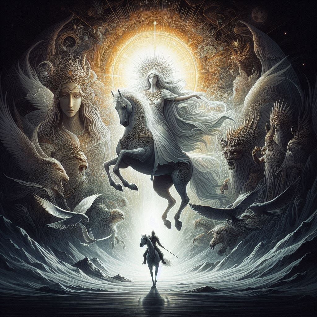 Свет во Тьме: Легенда о Белом Всаднике и Матери Мира 