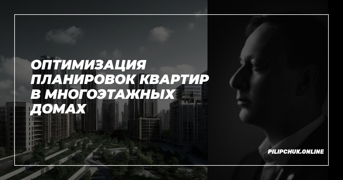 Оптимизация планировок квартир в многоэтажных домах: эргономика и эффективность