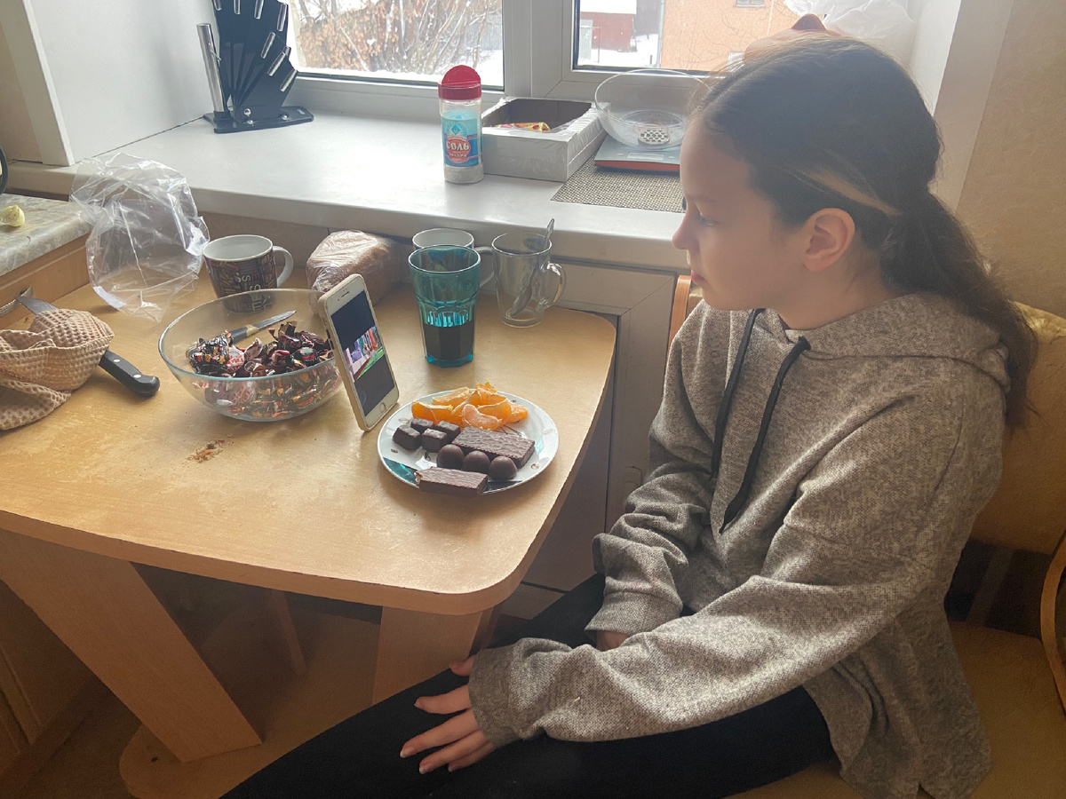 Соорудила себе завтрак после больницы