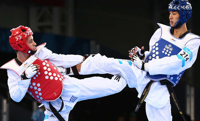 Поединок в весовых категориях в тхэквондо