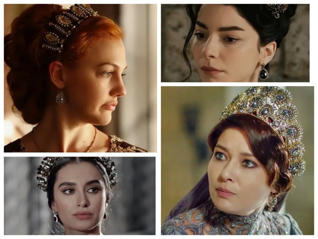 Коллаж, актеры "Великолепный век", Турция