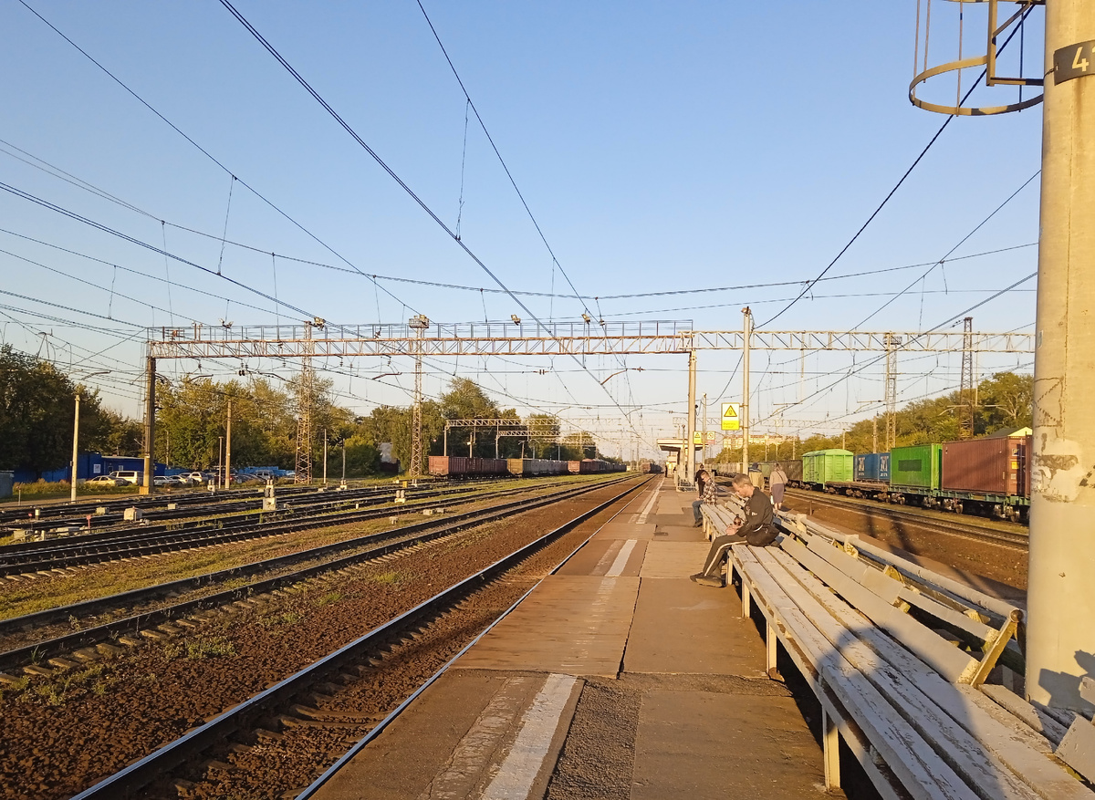 Вид в сторону ст. Овражки.