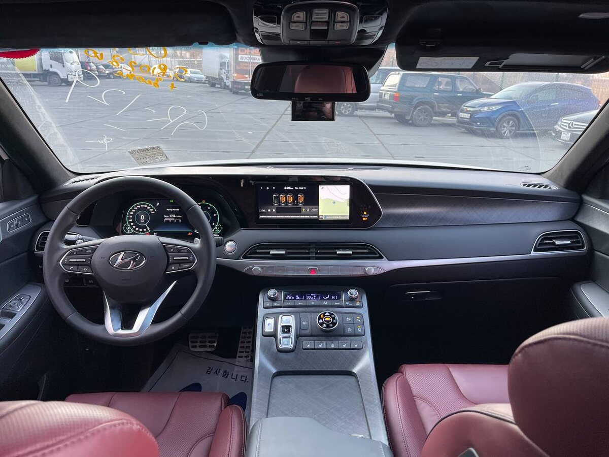 Hyundai Palisade Prestige 2.2 дизель 4WD привезенный для клиента AraiVL (ноябрь 2024) интерьер