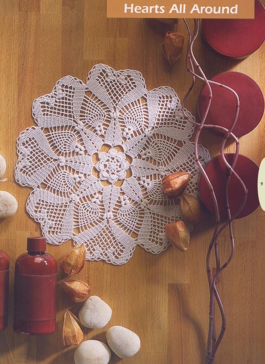 Красивая салфетка крючком