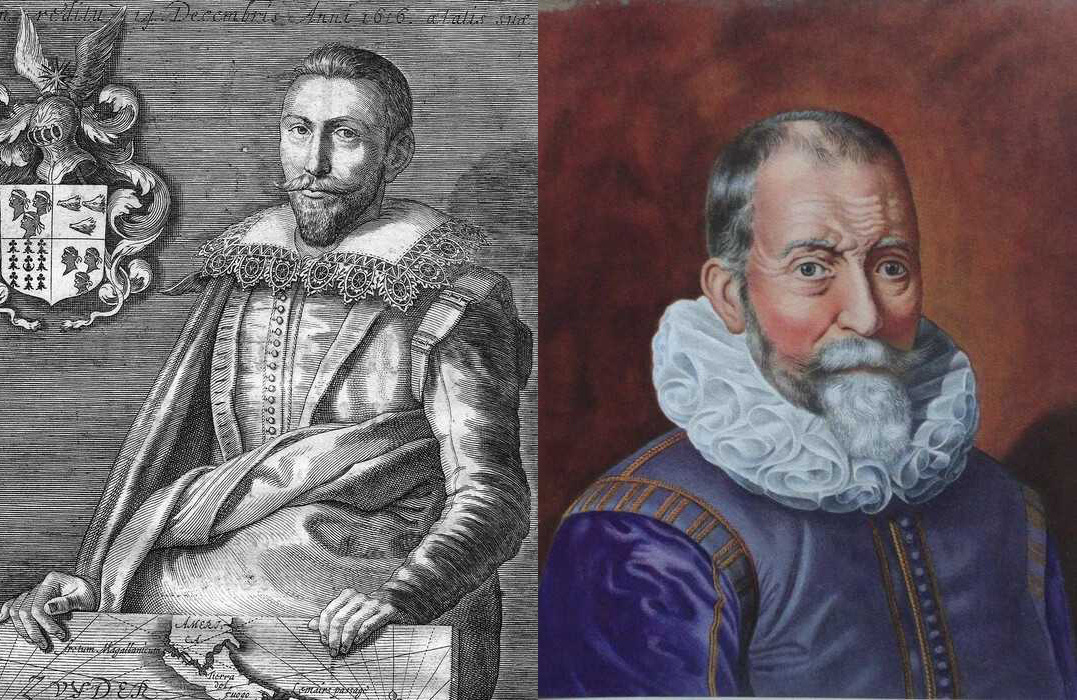 Якоб Лемер (слева) и Виллем Схаутен