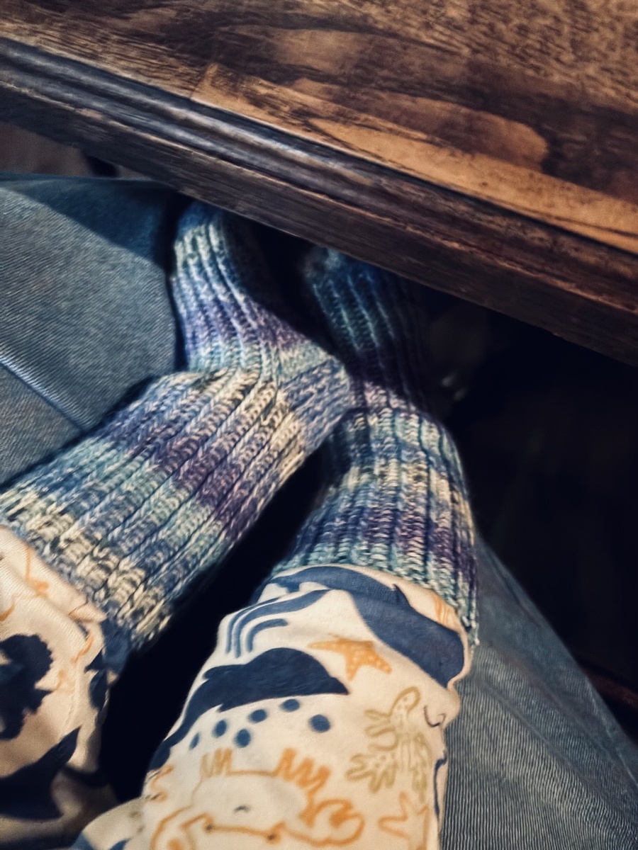 вязаные носочки