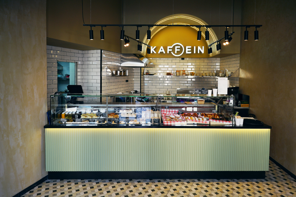 Кофейня "KAFFEIN" в Санкт-Петербурге.