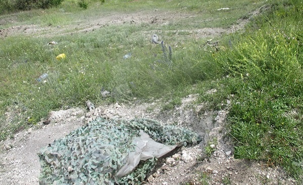 Вот так и прятали от глаз любопытных. Фото автора