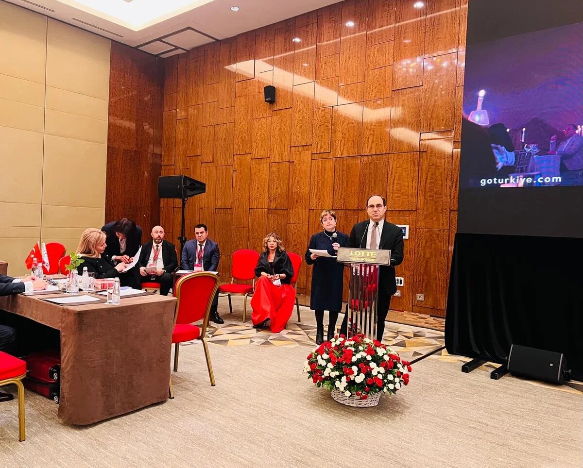    На воркшопе выступил г-н посол Турции в РФ Танжу Бильгич. Фото: АТОР