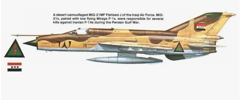 МиГ -21 Иракских ВВС. Картинка взята из свободного доступа.