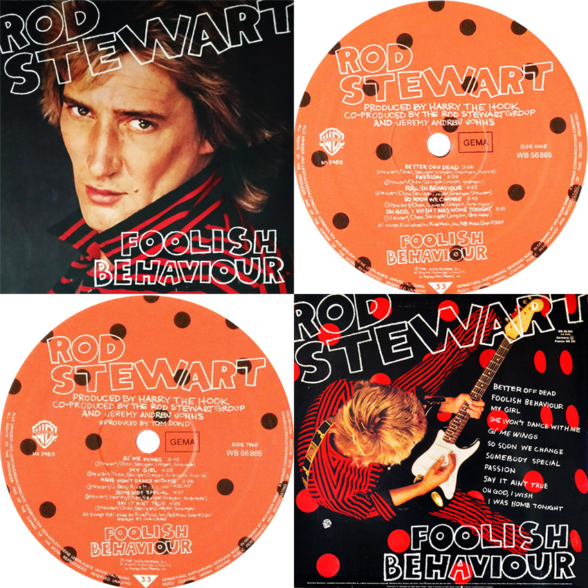 Germany, 1980 - Warner Bros. Records – WB 56 865