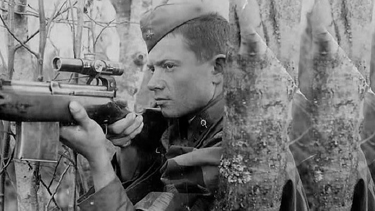 Советский снайпер, Герой Советского Союза - Иван Михайлович Сидоренко. Источник Яндекс картинки