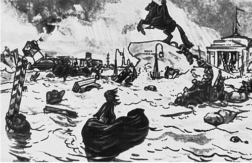 Иллюстрация к этому произведению в исполнении А.Бенуа