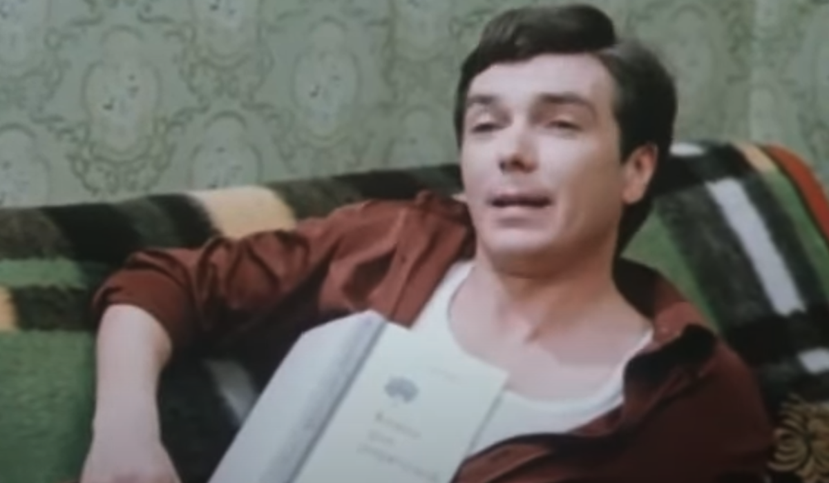    Юрий Николаев. Кадр из фильма "С кошки всё и началось..." (1982)